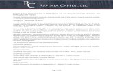 Bankruptcy Sale Process Ravinia Capital is pleased …...2019/11/11  · in the eyebrow threading industry Chicago, IL – November 11, 2019 Ravinia Capital LLC (“Ravinia”), a