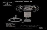 OWNER’S MANUAL - Aqua Control · Aqua Control, Inc. 1/2 hp. 50Hz Evolution Series Owners Manual Aqua Control, Inc. 6A Wolfer Industrial Drive Spring Valley, IL 61362 Ph: 815.664.4900