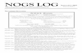 NOGS LOG - OCS BBSocsbbs.com/content/pdf/nogslogs/2005sep.pdf · September 19-24 AEG-2005, Flamingo Las Vegas Hotel, Las Vegas, Nevada, hosted by the Association of Engineering Geologists