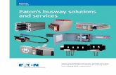 Eaton’s busway solutions and servicespower cables provide. They are designed to withstand electrical and mechanical forces generated by momentary and short-time short-circuit currents.