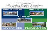 Alameda / Contra Costa Tri-Valley Affordable Rental ... · Dublin, Livermore, Pleasanton, San Ramon, and the Town of Danville. The guide provides: A listing of housing-related services