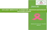 SAUDI BREAST CANCER MANAGEMENT GUIDELINES...4.2 Neoadjuvant Chemotherapy for Her2 amplified tumor. 4.1.1 Three-Four cycles of Anthracycline based regimen followed by 3-4 cycles of