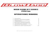 HIGH FLOW JET SERIES PPV Fan OPERATIONS MANUAL€¦ · High Flow Jet Series Operations Manual v2.1 Thank you for choosing BlowHard as your ventilation solution! BlowHard fans are