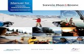 TRAVEL ORGANIZERS - Savoie Mont Blanc · Chambery airport: (with international charter flights during the winter season) Grenoble airport: Shuttle bus services: From Geneva airport
