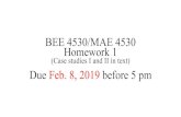 BEE 4530/MAE 4530 Homework 1€¦ · BEE 4530/MAE 4530 Homework 1 (Case studies I and II in text) Due Feb. 8, 2019 before 5 pm. ... right click the new plot group, add a point plot