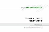 myInnerGo Genotype Reporttervisetreener.ee/wp-content/uploads/2015/03/Geenitesti-näidis.pdf · informa on included about gene c variants is obtained from OMIM. OMIM is the Online