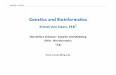 Genetics and Bioinformatics · GBIO0002 - LECTURE 3 OMIM: molecular dissection of human disease Online Mendelian Inheritance in Man (OMIM®) is a continuously updated catalog of human