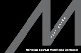 Meridian 562V.2 Multimedia Controller · The 562V Multimedia Controller is part of the Meridian 500 series of advanced digital, analogue, and video components, and these incorporate
