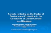 Forests in Serbia as the Factor of Environment Protection ...seerural.org/wp-content/uploads/2015/03/Climate... · Stanimir Kostadinov Changes Belgrade University, Faculty of Forestry