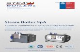 Steam Boiler SpA · 2017-09-22 · steam boiler spa thermal equipment & ds10/2012 certification calderas – autoclaves – inscripcion – certificacion - ingenieria decreto supremo