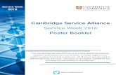 Cambridge Service Alliance Service Week 2016 Poster Booklet · Deliver Review Internal Re-se enew 2. Customer Experience Analytics: Dynamic-customer centric model Dr Mohamed Zaki