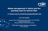 Waste management in Africa and the growing case for marine litter · 2019-02-21 · Associate Professor: Northwest University Africa Marine Waste Conference, Port Elizabeth ... 2016)
