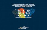 THE UNIVERSITY OF AKRON BIOMIMICRY RESEARCH ......With our strategic partner, Great Lakes Biomimicry, we offer: Professional Education for aspiring biomimicry practitioners, ranging