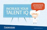 Stop guessing and start making smarter decisions about ......We know the right approach to talent management is as critical as ever to gaining better workforce insight and making smarter