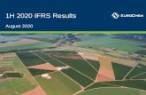 1H 2020 IFRS Results - eurochemgroup.com · THIS PRESENTATION HAS BEEN PREPARED BY EUROCHEM GROUP AG (“EUROCHEM”OR THE “COMPANY”)FOR INFORMATIONAL PURPOSES. ... Health and