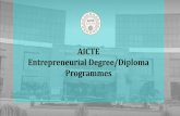 AICTE Entrepreneurial Degree/Diploma Programmes Workshop... · Entrepreneurial Degree/Diploma Programmes * NSQF is a competency-based framework that organizes all qualifications according