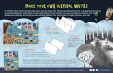 Make your own survival whistle - WordPress.com · Make your own survival whistle In Off the Track, Harry’s perfect life strays way off-track and into the Australian bush for a weekend