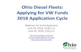 Ohio Diesel Fleets: Applying for VW Funds 2018 …epa.ohio.gov/Portals/42/documents/VW/Ohio Diesel Fleets...Today’s Presentation •New Diesel Mitigation Trust Fund (DMTF) grant
