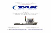 TAK Enterprises, Inc - Novo Precision · TAK Feed & Cut-off System General Introduction The TAK family of feed and cutoff systems is designed to produce straightened, precisely cut,