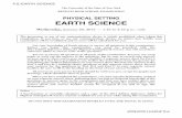PHYSICAL SETTING EARTH SCIENCE - JMAP HOMEjmap.org/IJMAP/EarthScience/0114ExamES.pdf · 2017-01-01 · The University of the State of New York REGENTS HIGH SCHOOL EXAMINATION PHYSICAL