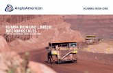 KUMBA IRON ORE LIMITED INTERIM RESULTS/media/Files/A/Anglo...2 16% KEY FEATURES Lower prices continued to impact performance • No loss of life • Production down 1% to 22.6Mt •