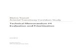 Metro Transit Arterial Transitway Corridors Study...Arterial Transitway Corridors Study Technical Memorandum #4: Evaluation and Prioritization SRF Consulting Group Team 2/2/2012 Page