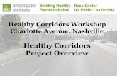 Healthy Corridors Project Overview - Microsoft · Demonstration Corridors: What does short & long term success look like? • Physical improvements • Tree plantings/green infrastructure