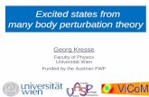 Excited states from many body perturbation theoryindico.ictp.it/event/a14246/session/27/contribution/43/material/2/0.pdf9/22/2015 Many body perturbation theory 27 G 0 W 0 approximation