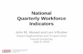 National Quarterly Workforce Indicators€¦ · (NSF) SES-9978093, SES-0339191 and ITR-0427889; National Institute on Aging AG018854; and grants from the Alfred P. Sloan Foundation.