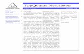 TopQuants Newsletter · Migal (Leaseplan), and Frank Pardoel (RiskQuest). The opening lecture was given by guest speaker, Ingrid Gacci, Head of Ac-counting, Operations and Compliance
