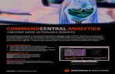 CommandCentral Analytics Data Sheet - Motorola Solutions · COMMANDCENTRAL ANALYTICS UNCOVER MORE ACTIONABLE INSIGHTS CommandCentral Analytics is a powerful cloud-based investigative