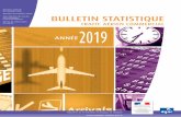 BULLETIN STATISTIQUE · 2020-07-06 · BULLETIN STATISTIQUE TRAFIC AÉRIEN COMMERCIAL ANNÉE 2019 Ministère de la Transition écologique et solidaire Direction générale de l’Aviation