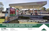 INVESTMENT GRADE GUARANTY WITH 7-ELEVEN, INC. (S&P AA- … · 2017-06-06 · Tenant: 7-Eleven Lease Term: 15 Years Years left on Lease: 7+ Lease Expiration: August 31, ... SINGLE