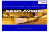 Newsletter of the Sport Aviation Association (Auckland ... · recognized by Jane’s All the World’s Aircraft as the first powered aircraft to leave the ground, at the Connecticut