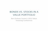 BONDS VS. STOCKS IN A VALUE PORTFOLIO · 2008: Rating Unrated Coupon 3.75% Purchase Price $0.65 Yield 18.03% Date Sold Feb 2011 Selling Price $0.99 • Overstock.com’s common equity