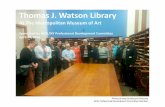 Thomas J. Watson Library - ACRL/NYacrlny.org/wp-content/uploads/2016/05/MET-tour-04292016-slidesho… · Tour of the Dag Hammarskjöld Library . ACRL/NY – Professional Development