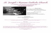 St. Joseph’s Roman Catholic Church · 7/17/2016  · St. Joseph’s Roman Catholic Church 183 Sayles Ave. - Box 188, Pascoag, Rhode Island 02859-0188 Telephone: (401) 568-2411 •