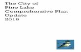 Pine Lake City of Comprehensive Plan Update 2016...4 City of Pine Lake COMPREHENSIVE Adopted October 10, 2016PLAN 2016 Acknowledgments City Council Melanie Hammet, Mayor Jean Bordeaux