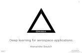 Deep learning for aerospace applications - Teratec … · Batch Norm 2 x ( 3x3 conv. + ReLU ) Batch Norm 3 x ( 3x3 conv. + ReLU ) Batch Norm 3x(3x3 conv. + ReLU ) ... Présentation