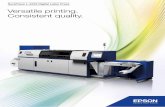 Versatile printing. Consistent quality.€¦ · Offering improved image quality at high print speeds, the press is reliable, consistent and easy to use. A single operator can run