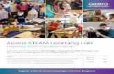 Acera STEAM Learning Lab · Live Action Role Play (LARP) Ages 11+ Live Action Role Play (LARP) Ages 11+ Block Building Masters (ages 4-7) Digital Vacation: Photoshop (ages 7-10) Games