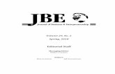 JBE Spring 2018 Print-Ready File...Stephen F. Austin State University Jurgita Baltrusaityte Axelson Stockholm School of Economics Stephen S. Batory Bloomsburg University James A. Bell