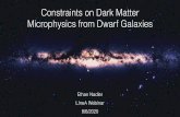 Constraints on Dark Matter Microphysics from Dwarf Galaxies · Ethan Nadler. The Dark Matter Landscape Credit: T. Tait. Buckley & Peter 2018 Microphysical dark matter properties affect