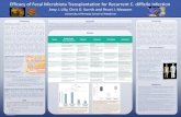 Efficacy of Fecal Microbiota Transplantation for Recurrent ...med2.unr.edu/medlib/posters/2015-student-posters/lilly.pdf · subject studies written in English and available in full