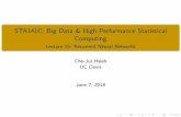 STA141C: Big Data & High Performance Statistical Computingchohsieh/teaching/STA141C... · Time Series/Sequence Data Input: fx 1;x 2; ;x Tg Each x t is the feature at time step t Each