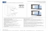 STEEL DOOR & FRAME SYSTEMS, INC.4gdoors.com/pdf/lites/193.244Gwebliteslouverslitekitsspecsheet_.pdf · Standard and Low Pro˜le Vision Lite Kits SVL & VL Series FRAME SPECIFICATIONS