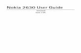Nokia 2630 User Guide - nds1.webapps.microsoft.comnds1.webapps.microsoft.com/phones/files/guides/Nokia_2630_UG_e… · No license is granted or shall be implied for any other use.