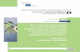 DIRECTORATEGENERALFORINTERNAL POLICIES...directorategeneralforinternal policies policy departmentd: budgetary affairs the strategic impactand cost-effectiveness of eu budget supportwith
