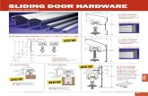 SliDiNg Door HarDware - KN Crowder€¦ · SliDiNg Door HarDware FasCia series Custom plain fasCia (C-130, C-140, C-150, C-160) C-118 fasCia C-175 fasCia Formed aluminum fascia for