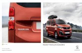 PEUGEOT TRAVELLER ACCESSORIES · PEUGEOT Genuine Accessories have been chosen and specifically designed by our engineers for your PEUGEOT Traveller. Developed to a strict criteria